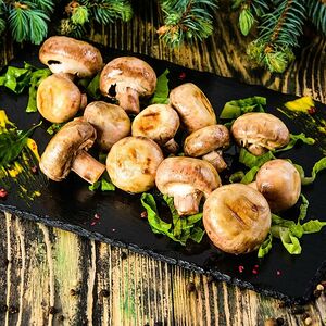 Шампиньоны гриль