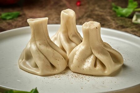 Хинкали cвинo-говяжьи