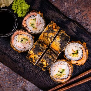 Эби сяке темпура