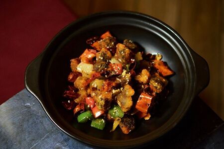 Говядина хрустящая острая