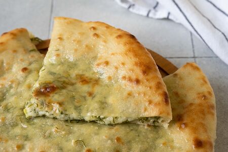 Осетинский пирог с сыром и укропом