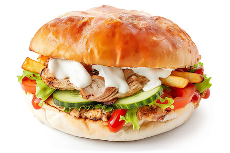 С картофелем фри