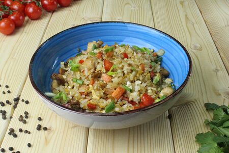 Тяхан с курицей