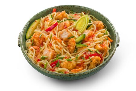 Лапша рамен с цыпленком