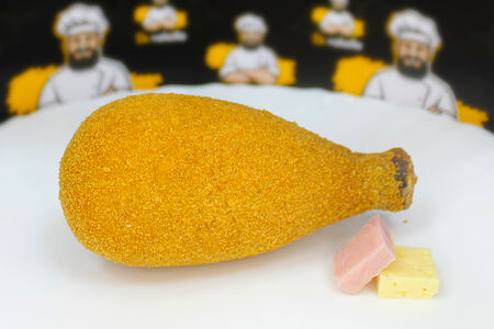 Котлета по-киевски с ветчиной и сыром