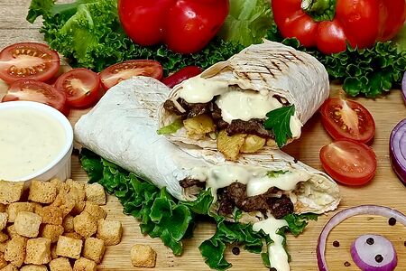 Цезарь Шаурма с говядиной