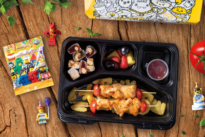 Обед с куриным шашлычком