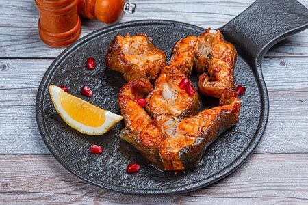 Осётр на углях