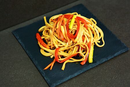 Удон с овощами