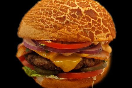 Бургер рубленой курицей