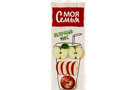 Сок Моя семья яблочный микс