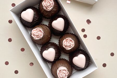 Набор картошки с шоколадным декором S