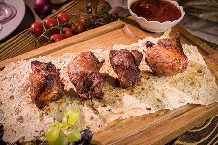 Шашлык из cвинoй мякоти