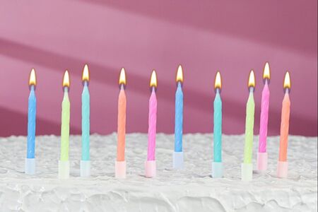 Свечи на торт Неон микс