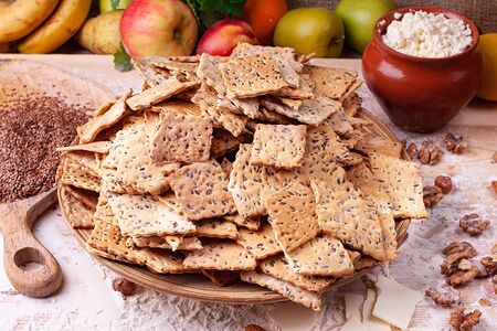 Печенье с семенами льна