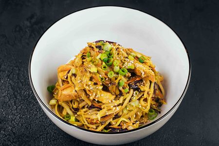 Лапша Карри с курицей