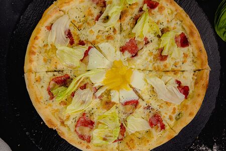 Карбонара с яйцом