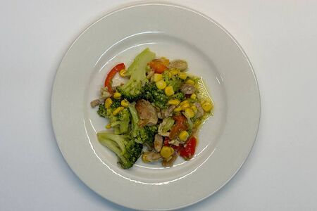 Курица с овощами