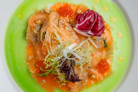 Карпаччо из лосося