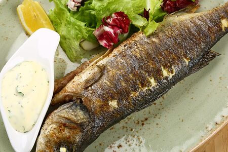 Сибас на гриле