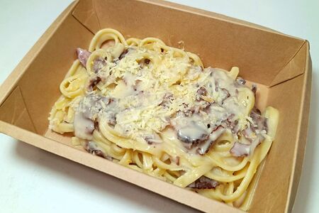 Паста с копчёной телятиной халяль