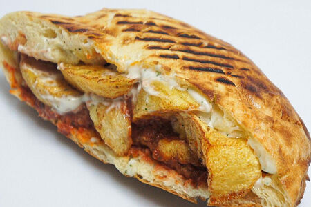 Пита с картофелем и курицей