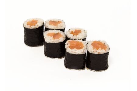 Мини-ролл с лососем