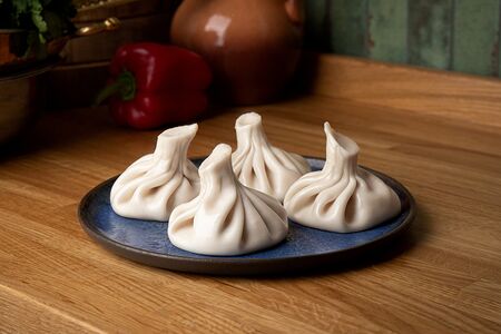 Хинкали с форелью 