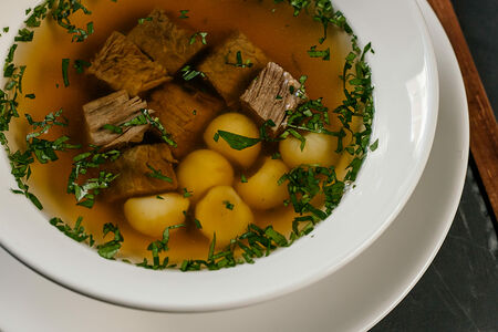 Суп с телятиной и картофелем