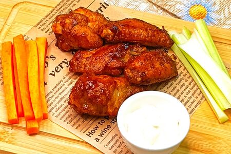 Куриные Крылышки в соусе Барбекю