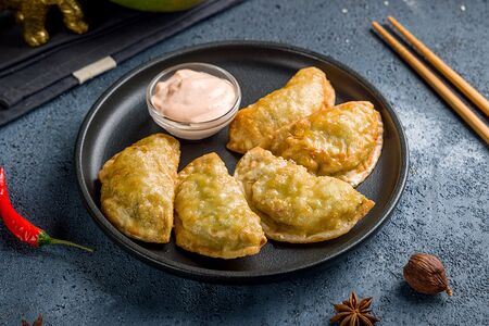 Дамплинги со вкусом барбекю