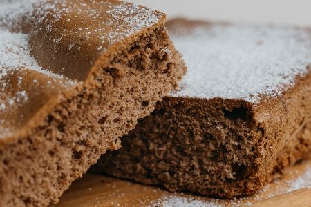 Бисквит шоколадный без глютена