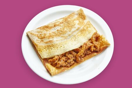 Блин с курицей терияки