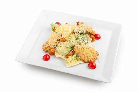 Салат Цезарь с курицей