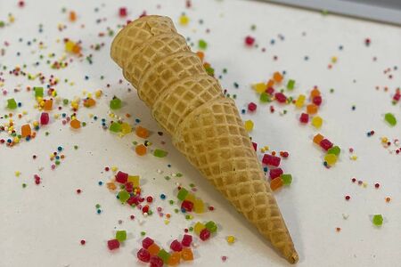 Вафельный рожок малый