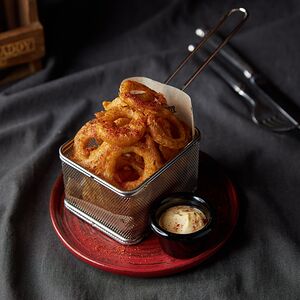 Луковые кольца в кляре