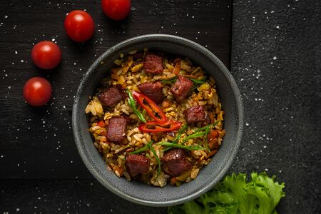 Тяхан с говядиной