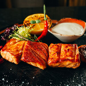 Шашлык из лосося