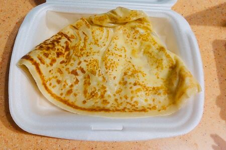 Блин с творожной массой