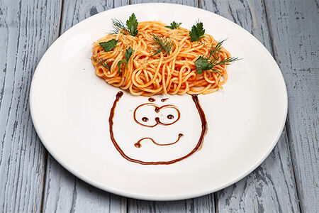 Спагетти с томатами Антошка