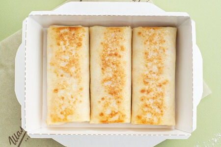 Блины с творогом