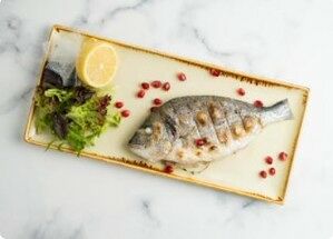 Дорадо на мангале