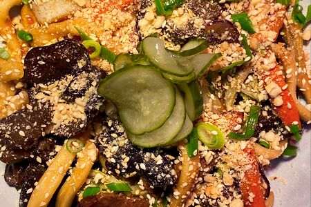 Удон с уткой