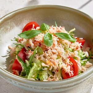 Салат с камчатским крабом