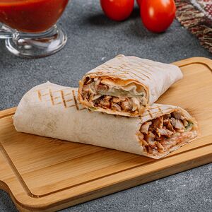 Мини-шаурма с курицей