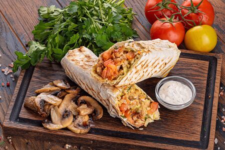 Грибная шаурма XL