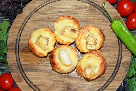 Шампиньоны на мангале