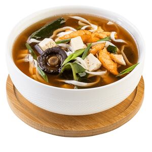 Мисо-суп с лососем