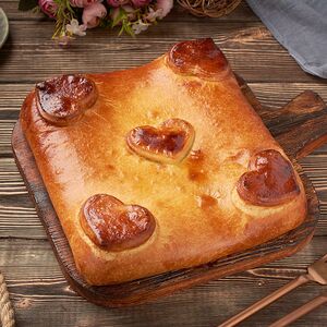 Пирог с картофелем и грибами