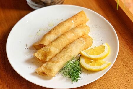 Блины с красной рыбой